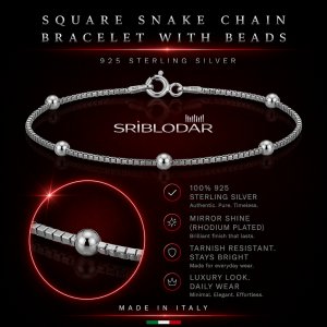 Серебряный браслет "Капрая"-SRIBLODAR TM Серебряный браслет "Капрая" ФОТО-SRIBLODAR TM
