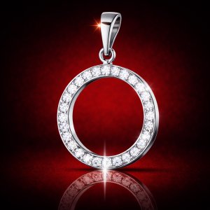 Подвеска серебряная "Брента"арт.30097-SRIBLODAR Подвеска серебряная "Брента"арт.30097 ФОТО - SRIBLODAR