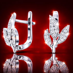 Серьги серебряные "Семента"арт.20200