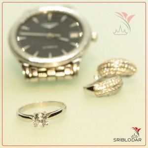 Серебряное кольцо с фианитом "Альгеро" ФОТО-SRIBLODAR TM