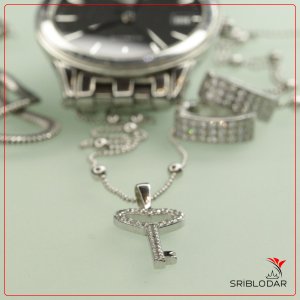 Підвіска срібний ключ "Арно"-SRIBLODAR TM Підвіска срібний ключ "Арно" ФОТО-SRIBLODAR TM