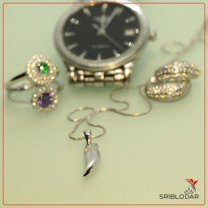 Серебряная оригинальная подвеска "Кармина"-SRIBLODAR TM Серебряная оригинальная подвеска "Кармина" ФОТО-SRIBLODAR TM