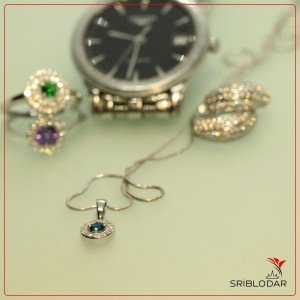 Серебряный подвес "Антимо" ФОТО-SRIBLODAR TM