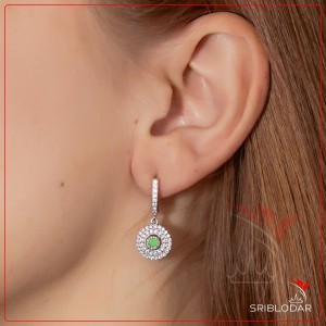 Серебряные серьги "Винчи"-SRIBLODAR TM Серебряные серьги "Винчи" ФОТО-SRIBLODAR TM