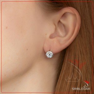 Серьги серебряные "Пирину"-SRIBLODAR TM Серьги серебряные "Пирину" ФОТО-SRIBLODAR TM